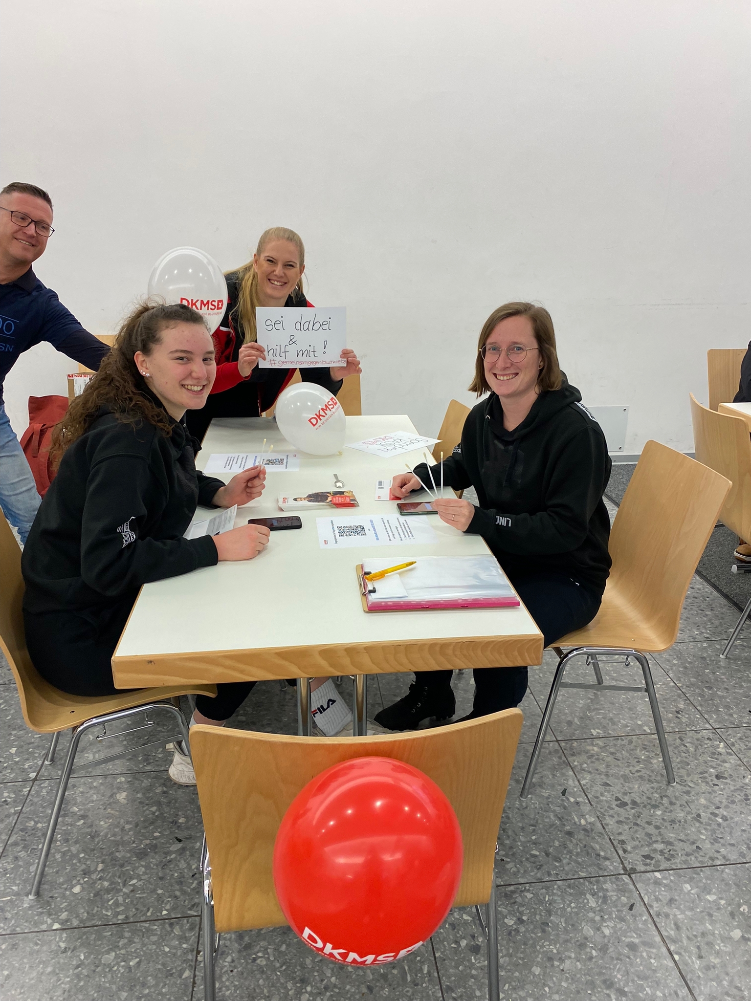DKMS Registrierungsaktion beim Heimspiel