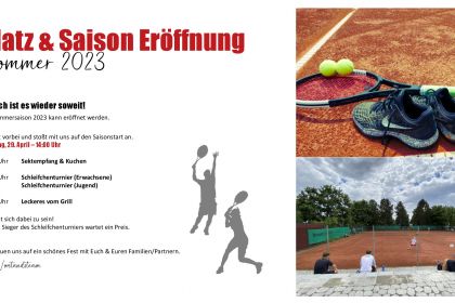 Tennis-Saisoneröffnung 2023 …