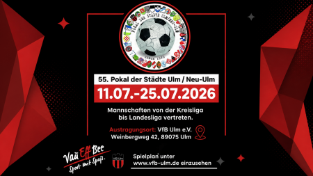 Stadtpokal: Der offizielle Spielplan ist &hellip;
