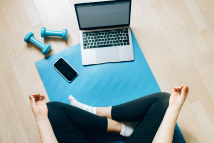 So treffen wir uns online zu Fitness und …