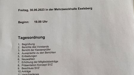 Einladung zur Mitgliederversammlung 2023 …
