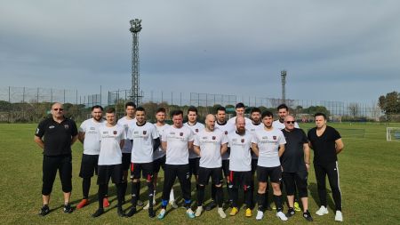 Fußballer im Trainingslager 2023 …