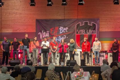 Ehrungen zweier Frisbee Mitglieder bei der Vfb-Jahresfeier …